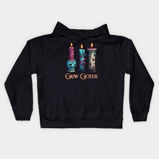 Glow Getter Strange Candles design Kids Hoodie